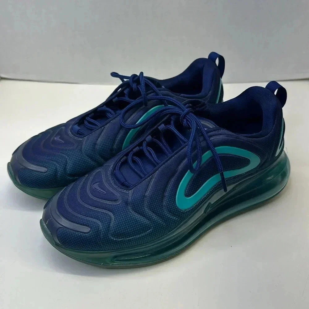 Nike Men’s Air Max 720 Nightshade Blue Teal Sneakers Tennis Shoes Size 8.5